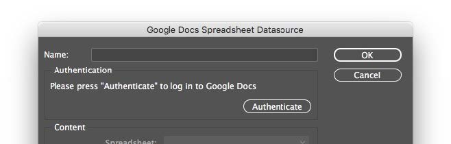 Authenticate with Google Docs